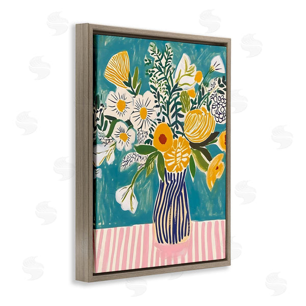 Stupell Industries Creative Studio | Bouquet On Striped Setting