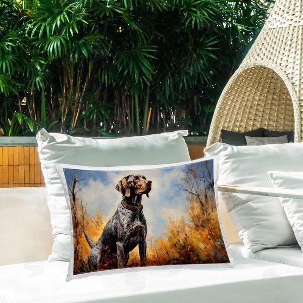 Stupell Industries Creative Studio | Brown Bird Hunting Dog Printed Throw Pillow