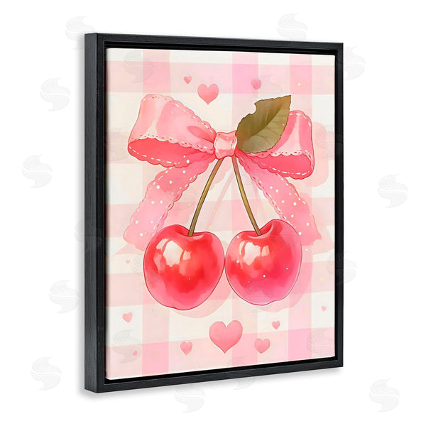 Stupell Industries Creative Studio | Cherries On Pink Gingham