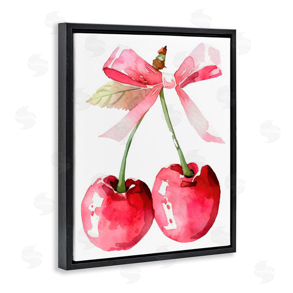 Stupell Industries Creative Studio | Cherries With Chic Pink Bow