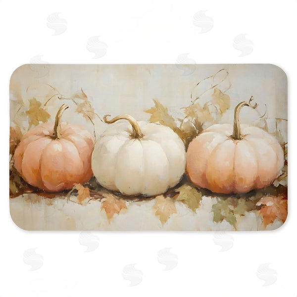 Stupell Industries Creative Studio | Classic Pumpkin Trio Anti-Fatigue Mat