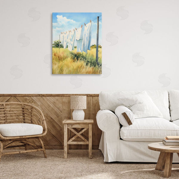 Stupell Industries Creative Studio | Clothing Line In Windy Meadow