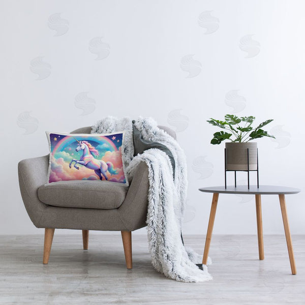 Stupell Industries Creative Studio | Colorful Galaxy Unicorn Throw Pillow