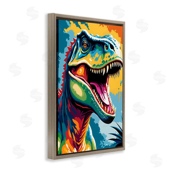 Stupell Industries Creative Studio | Colorful Roaring T-Rex