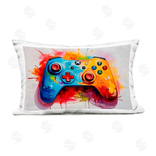 Stupell Industries Creative Studio | Colorful Video Game Controller Printed Throw Pillow