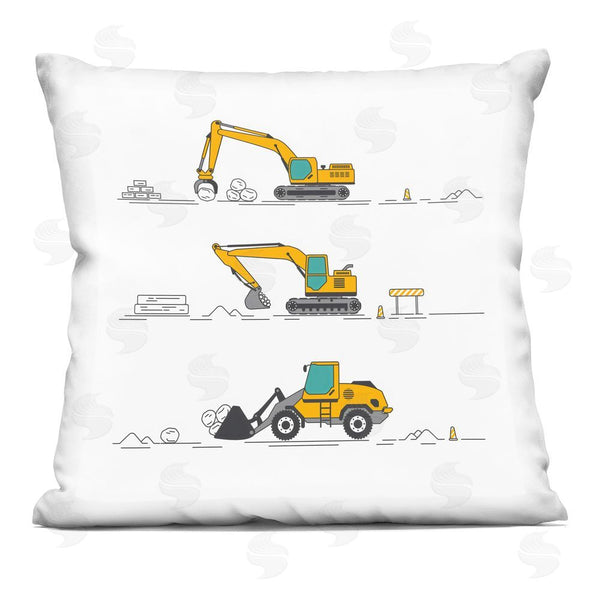 stupell industries Creative Studio | Construction Digs Machine Throw Pillow