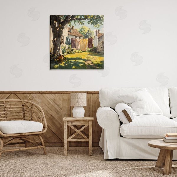 Stupell Industries Creative Studio | Country Clothes Line Yard