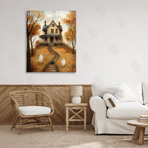 Stupell Industries Creative Studio | Cozy Halloween House Wall Art