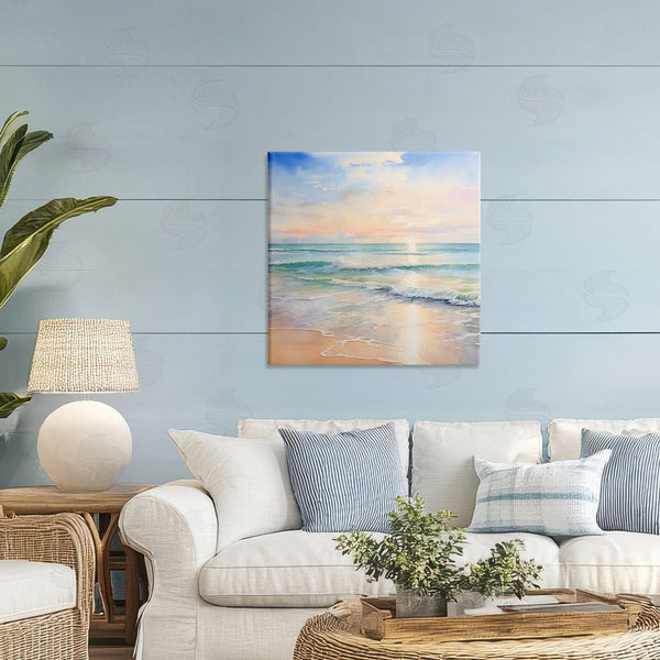 Stupell Industries Creative Studio | Crashing On Shore At Sunrise