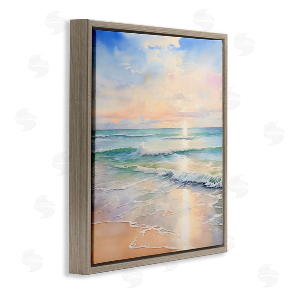 Stupell Industries Creative Studio | Crashing On Shore At Sunrise