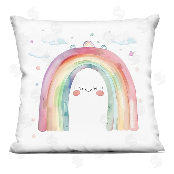 stupell industries Creative Studio | Cute Smiling Rainbow Throw Pillow