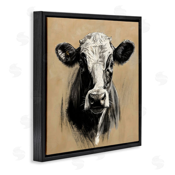 Stupell Industries Creative Studio | Dairy Cow Brushed Portrait