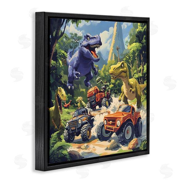 Stupell Industries Creative Studio | Dinosaurs & Monster Trucks