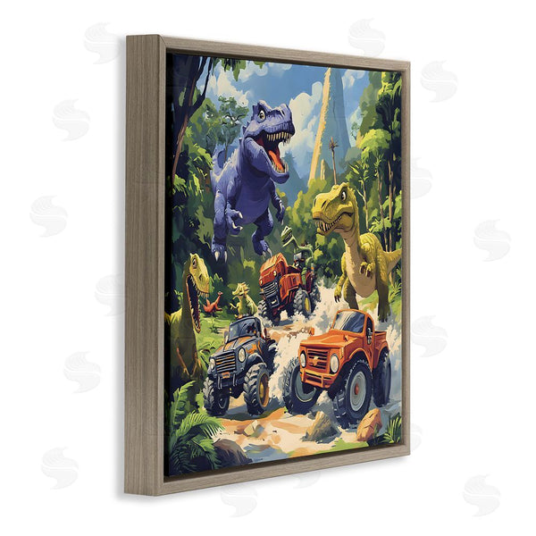 Stupell Industries Creative Studio | Dinosaurs & Monster Trucks