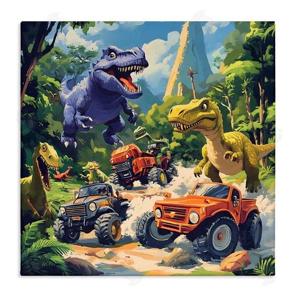 stupell industries Creative Studio | Dinosaurs & Monster Trucks