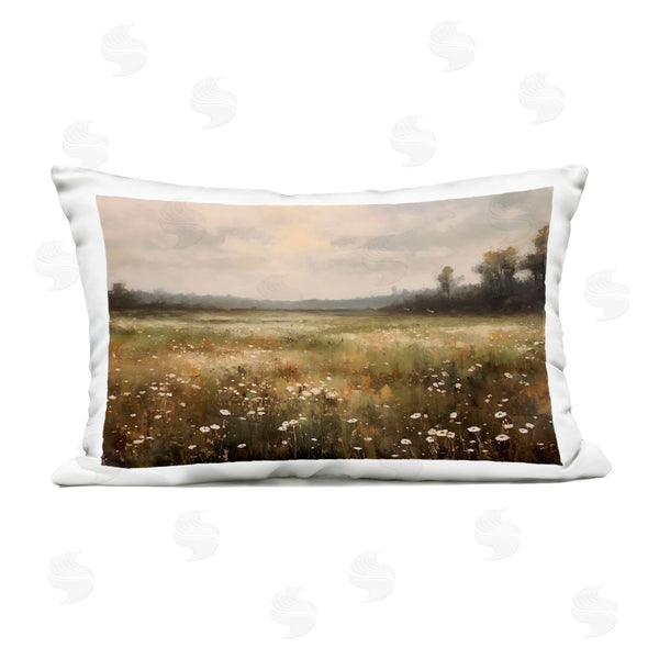 Stupell Industries Creative Studio | Dotted With Daisies Field Printed Throw Pillow