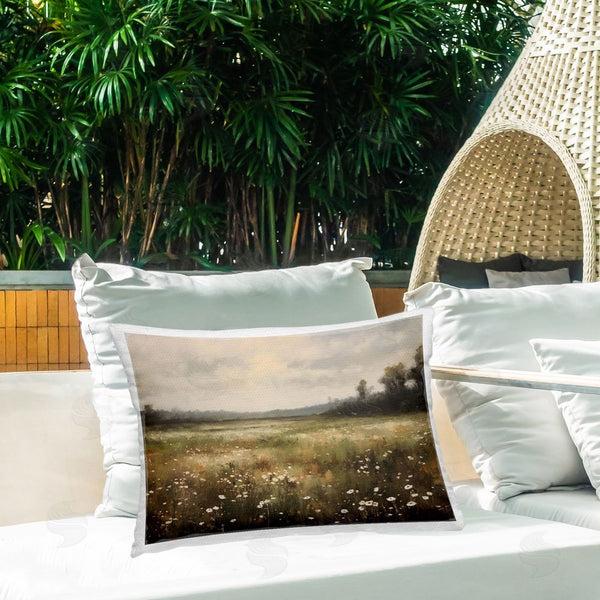 Stupell Industries Creative Studio | Dotted With Daisies Field Printed Throw Pillow