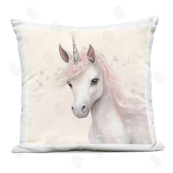 Stupell Industries Creative Studio | Fairy Unicorn Soft Petals Printed Throw Pillow