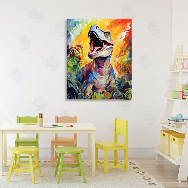 Stupell Industries Creative Studio | Fierce Roaring T-Rex
