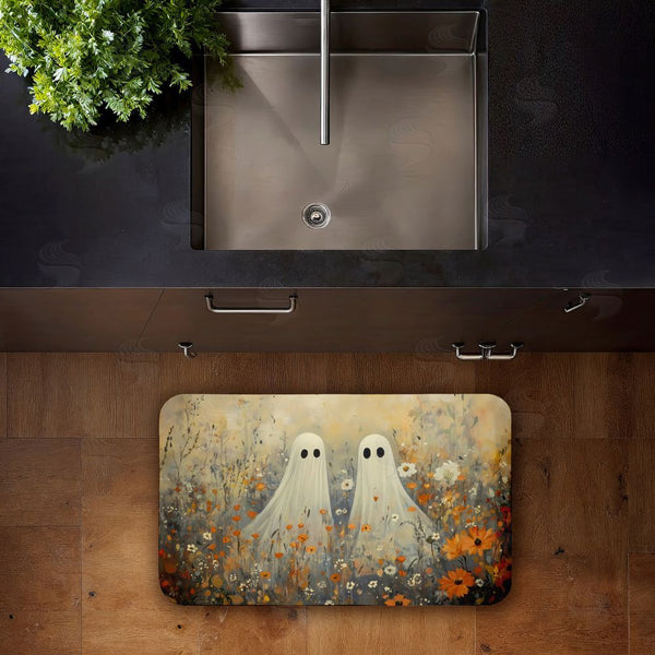 Stupell Industries Creative Studio | Ghosts In Autumn Meadow Anti-Fatigue Mat