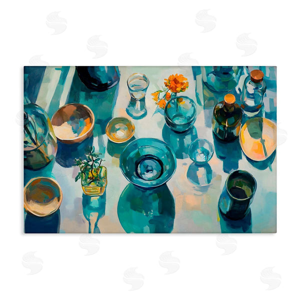 stupell industries Creative Studio | Glass Breakfast Table Setting