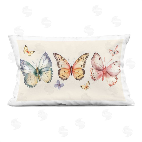 stupell industries Creative Studio | Graceful Butterfly Trio Throw Pillow