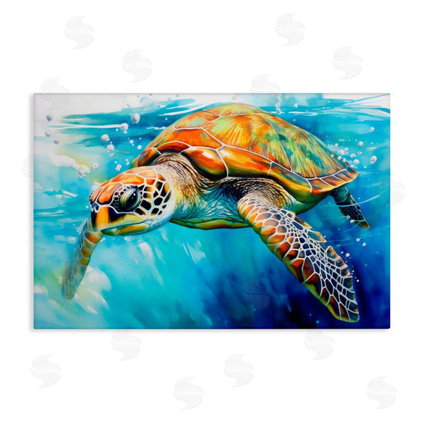 stupell industries Creative Studio | Graceful Swimmer Tortoise