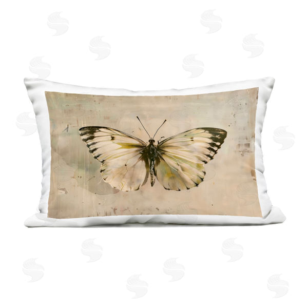 Stupell Industries Creative Studio | Graceful Vintage Butterfly Printed Throw Pillow
