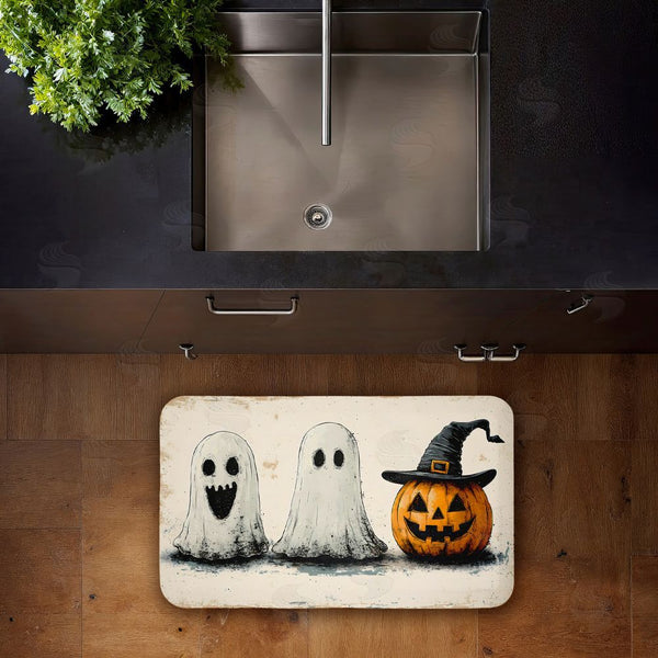 Stupell Industries Creative Studio | Halloween Icons Trio Anti-Fatigue Mat