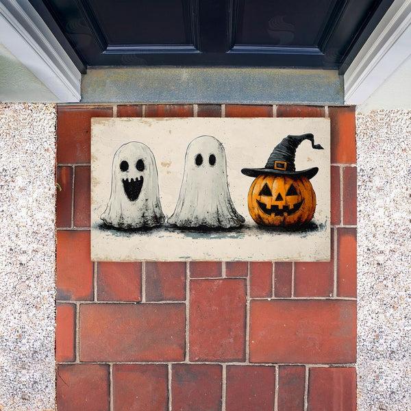 Stupell Industries Creative Studio | Halloween Icons Trio Non-Woven Door Mat