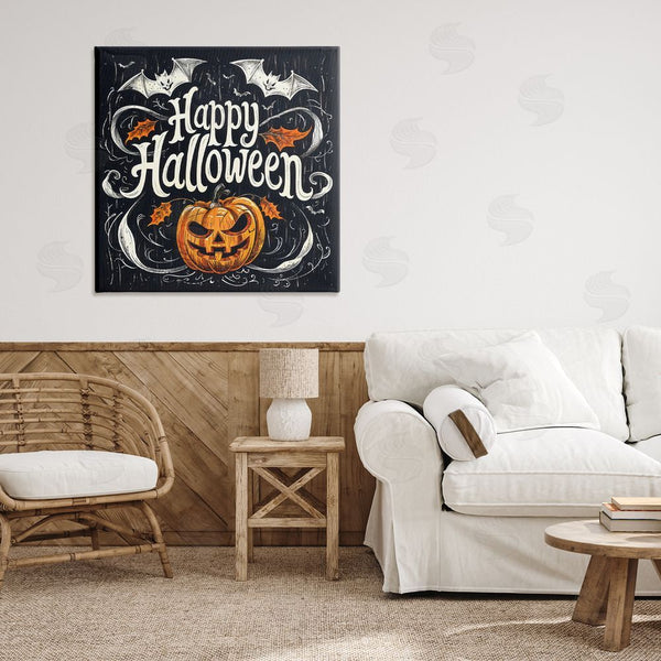 Stupell Industries Creative Studio | Happy Halloween With Ornate Details Wall Art