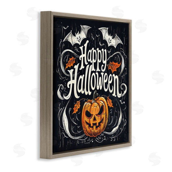 Stupell Industries Creative Studio | Happy Halloween With Ornate Details Wall Art