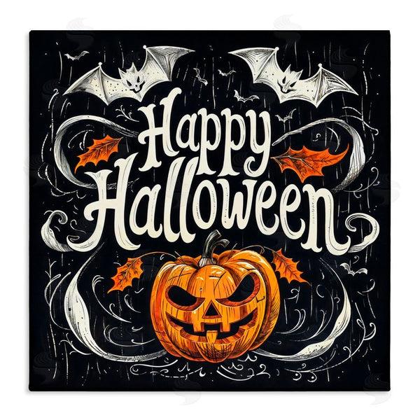 stupell industries Creative Studio | Happy Halloween with Ornate Details Wall Art