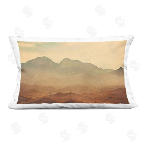 stupell industries Creative Studio | Hazy Desert Mountain Printed Throw Pillow