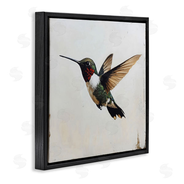 Stupell Industries Creative Studio | Hummingbird Over Distressed Rustic