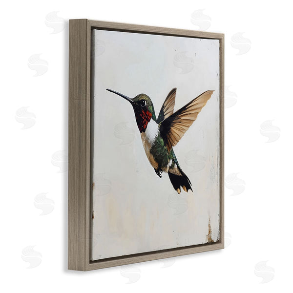 Stupell Industries Creative Studio | Hummingbird Over Distressed Rustic