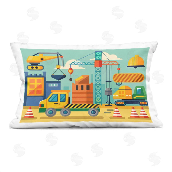 stupell industries Creative Studio | Industrial Construction Site Throw Pillow