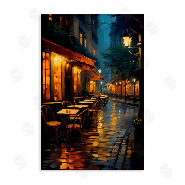 stupell industries Creative Studio | Late Night Cafe Tables Wall Art