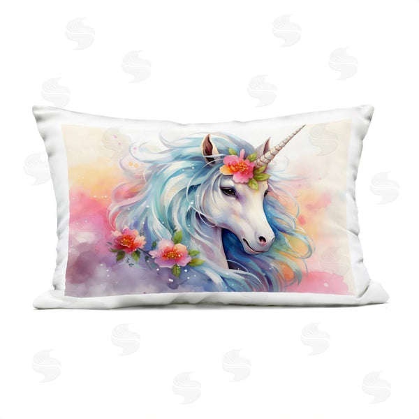 Stupell Industries Creative Studio | Magical Unicorn With Blossoms Throw Pillow
