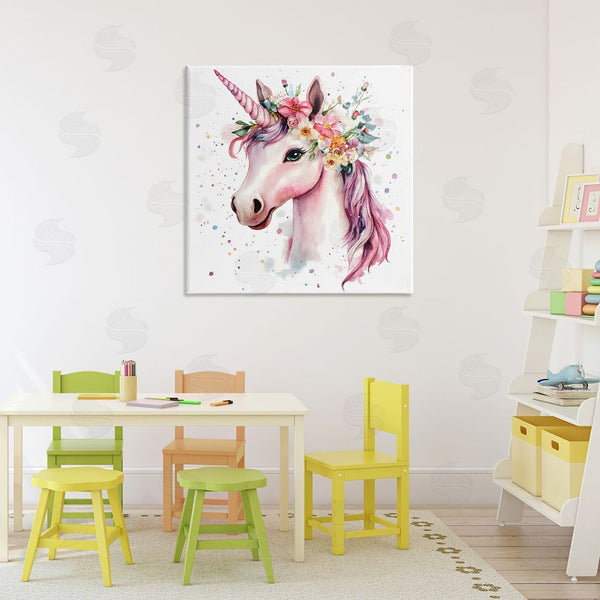 Stupell Industries Creative Studio | Majestic Unicorn Modern Splatter