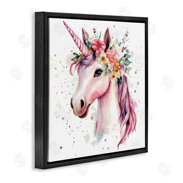 Stupell Industries Creative Studio | Majestic Unicorn Modern Splatter