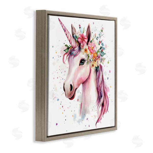 Stupell Industries Creative Studio | Majestic Unicorn Modern Splatter