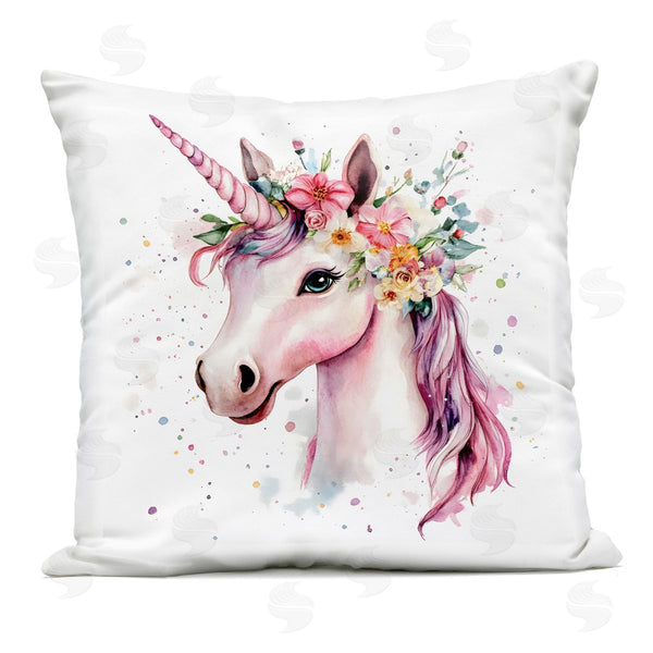 Stupell Industries Creative Studio | Majestic Unicorn Modern Splatter Printed Throw Pillow