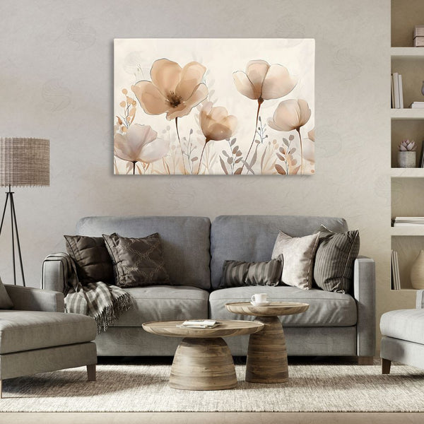 Stupell Industries Creative Studio | Neutral Wildflowers Floral Blossoms Wall Art