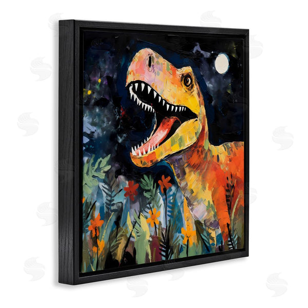 Stupell Industries Creative Studio | Nighttime Hunt Dinosaur