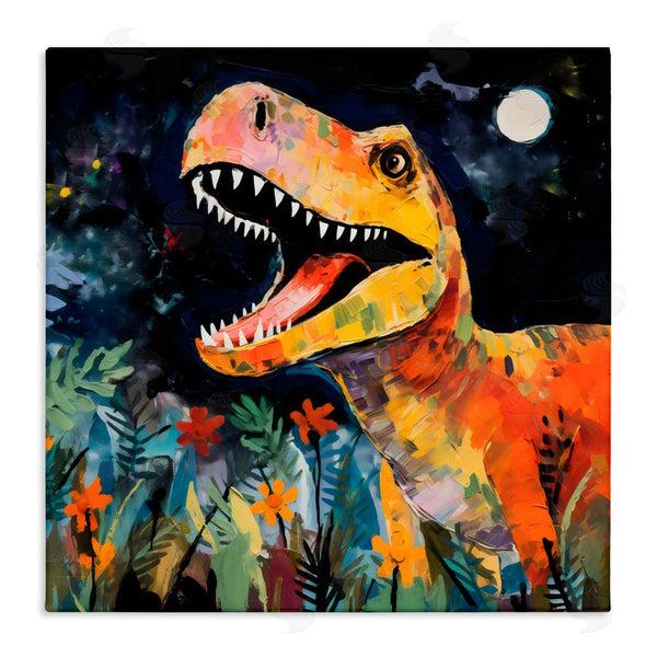 stupell industries Creative Studio | Nighttime Hunt Dinosaur
