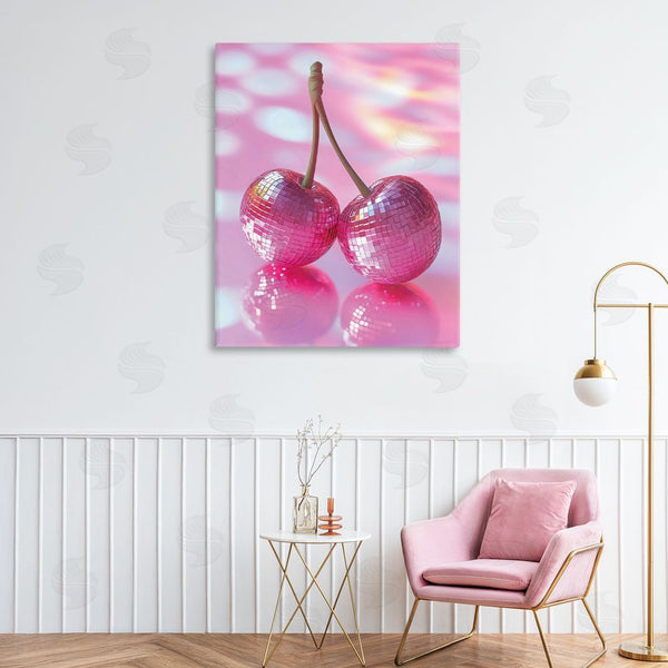 Stupell Industries Creative Studio | Pastel Disco Ball Cherries