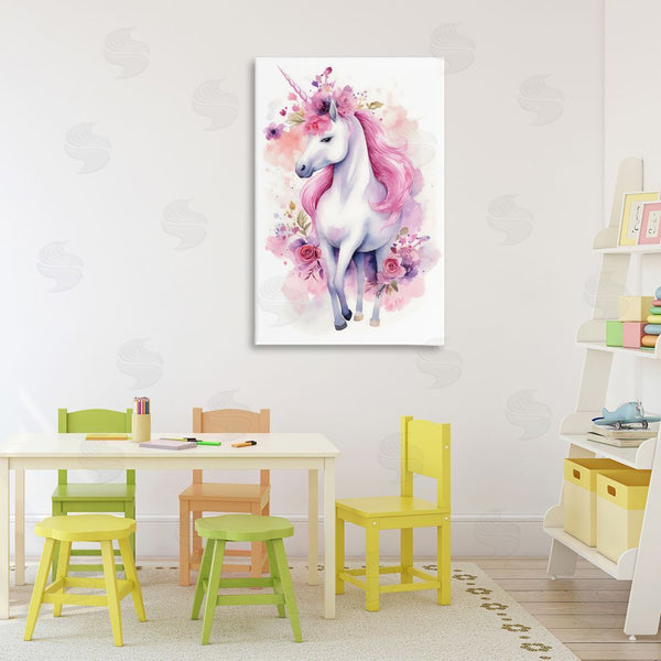 Stupell Industries Creative Studio | Pastel & Florals Unicorn