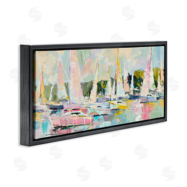 Stupell Industries Creative Studio | Pastel Sails With Modern Paint Drip