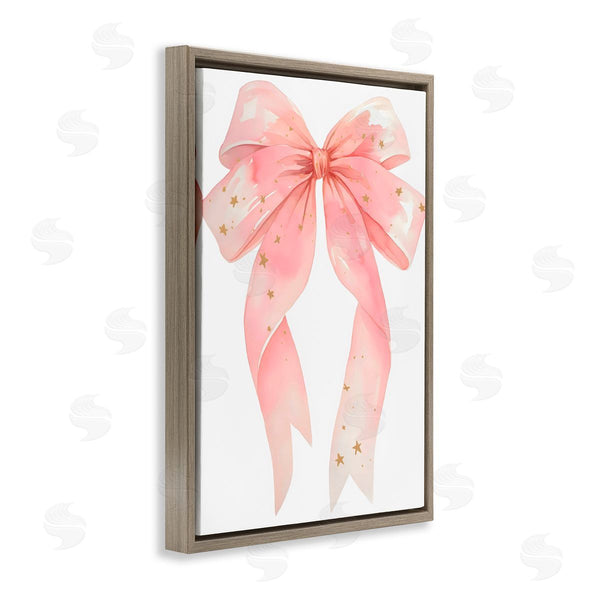 Stupell Industries Creative Studio | Pink Bow With Gold Stars